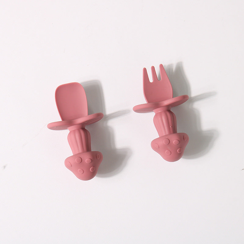 Wholesale Baby Short Handled Silicone Spoons